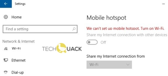 How To Troubleshoot We Cant Set Up Mobile Hotspot Error On Windows
