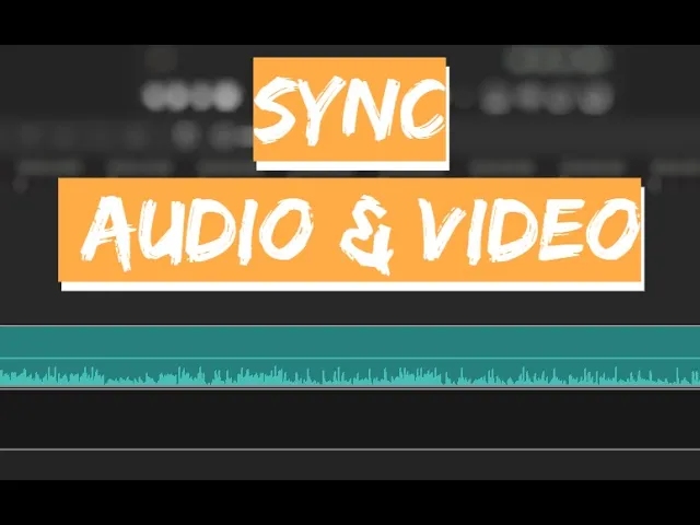 Access the menu or toolbar for additional tools.
Look for an option related to audio and video sync.