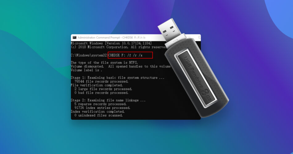 Check if the USB flash drive is recognized by the system
Ensure the USB flash drive is properly connected