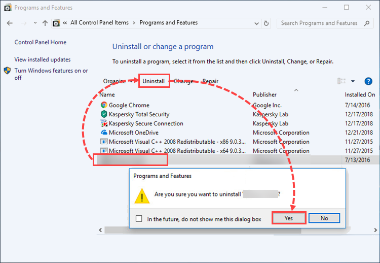 Check your antivirus software:
Disable or temporarily uninstall any third-party antivirus software on your computer.