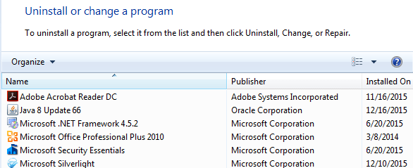 Click on Uninstall a program under the Programs section.
Locate and select Steam from the list of installed programs.