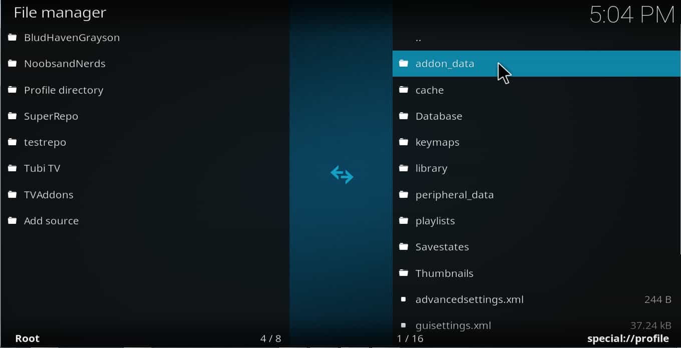 Delete all files ending with .db.
Go back to the home screen and restart Kodi.