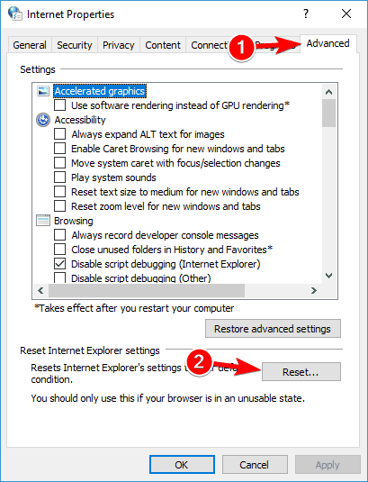 Disable any proxy or VPN settings.
Save the changes and restart the browser.