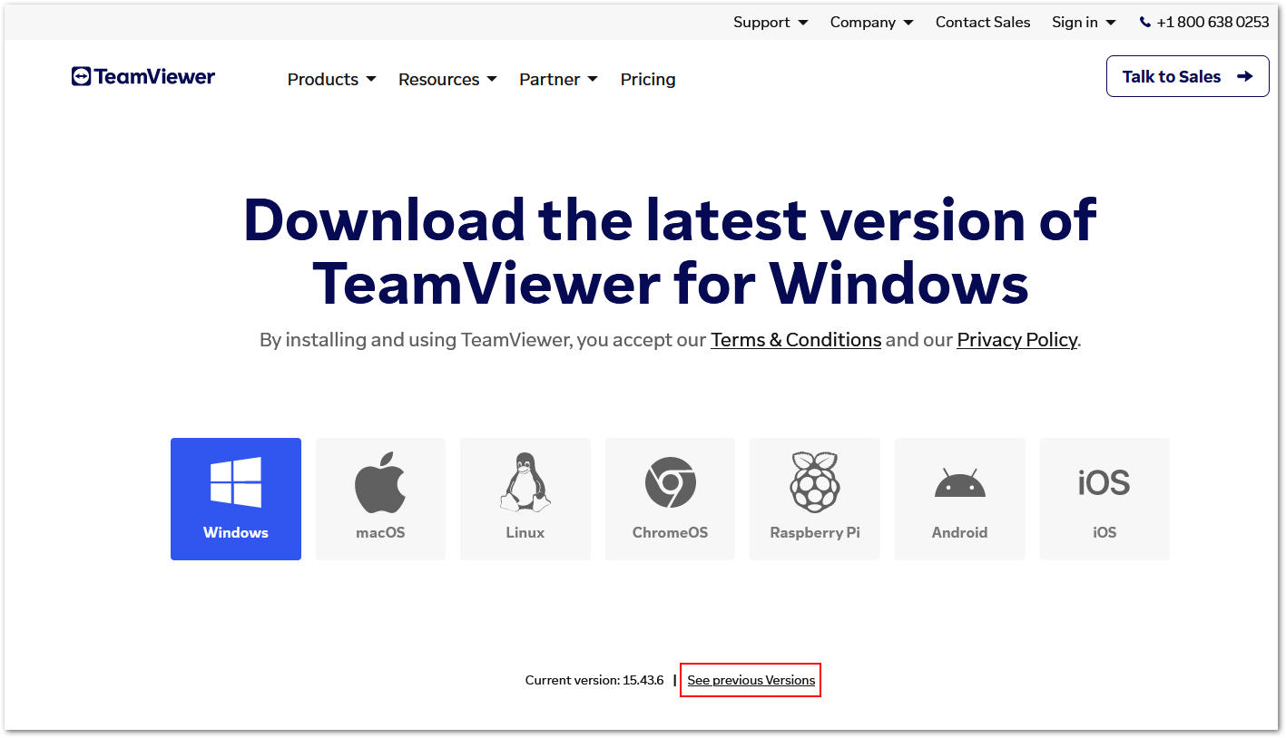 Download the latest version of TeamViewer from the official website.
Install TeamViewer using the downloaded setup file.