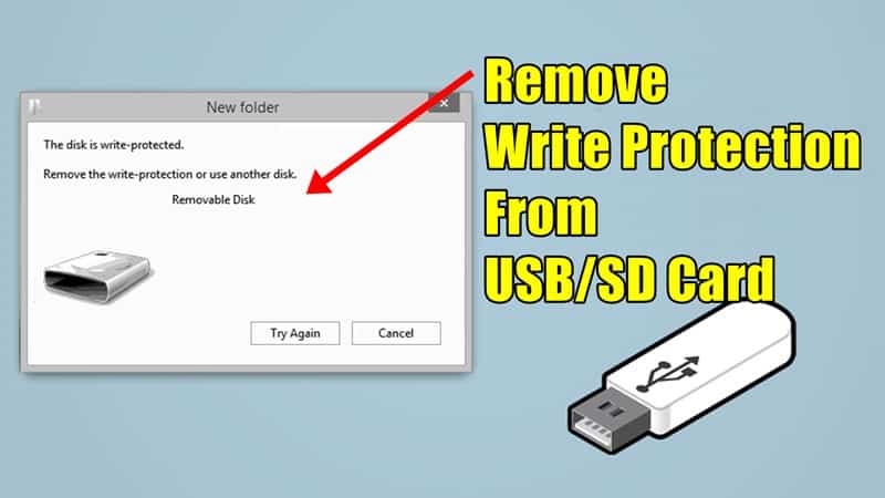 Ensure the USB flash drive is formatted correctly
Remove the write protection from the USB flash drive