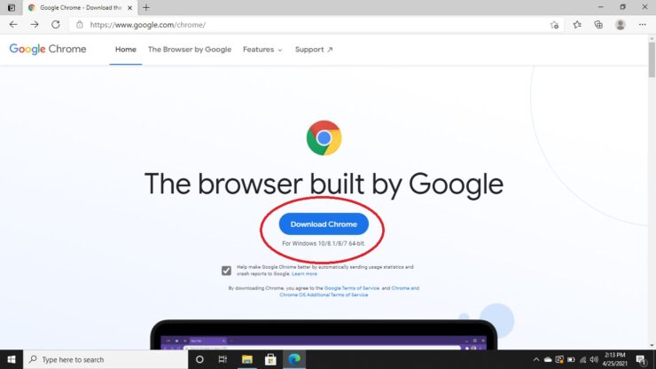 Follow the on-screen instructions to uninstall Chrome.
Download the latest version of Google Chrome from the official website.