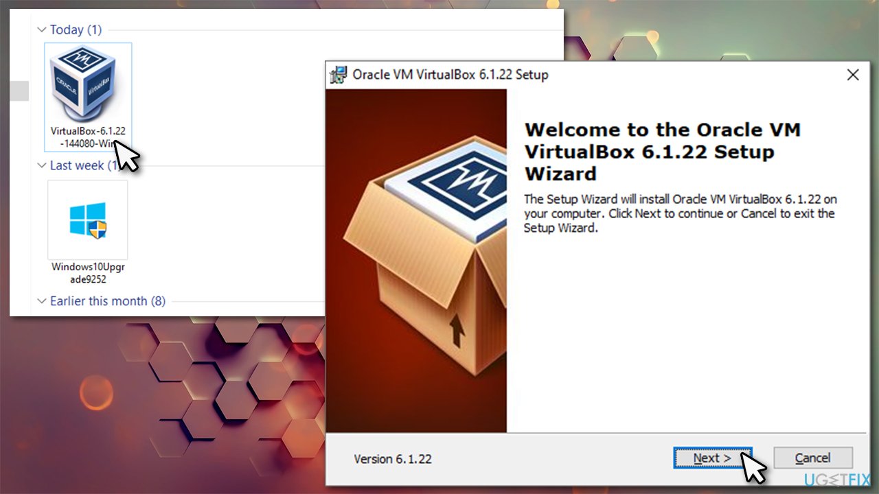 Follow the on-screen instructions to uninstall VirtualBox.
Download the latest version of VirtualBox from the official website.