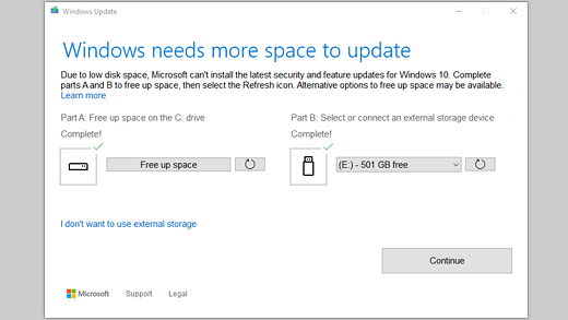 Free up disk space: Ensure enough free disk space is available for the update installation
Check for incompatible software: Identify and uninstall any incompatible software applications that may be blocking the update