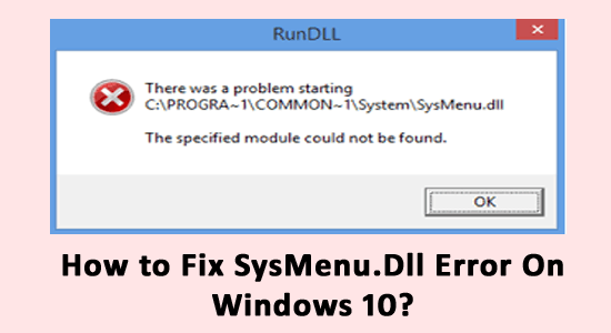 Identify the problematic application causing sysmenu.dll errors on your Windows 10.
Uninstall the problematic application from your computer.