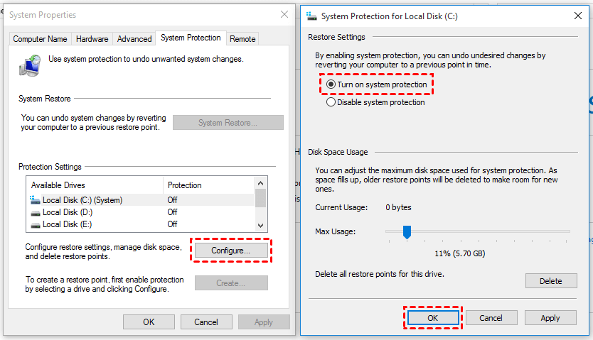 If it is set to Manual or Disabled, change it to Automatic.
Click OK to save the changes and restart the Volume Shadow Copy service.