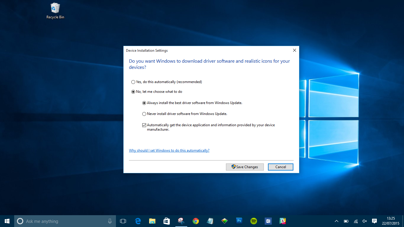 If Windows doesn't find any updates, you can visit the manufacturer's website to download and install the latest driver manually.
After downloading the driver, double-click on the installation file and follow the instructions to install it.
