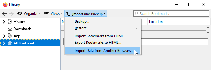 Import bookmarks and any other necessary settings from Microsoft Edge
Begin using Mozilla Firefox as an alternative browser