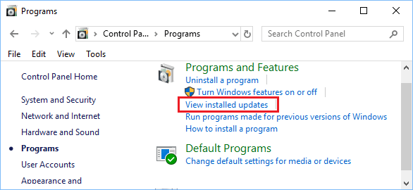 In the left panel, select Windows Update.
Click on Check for updates.