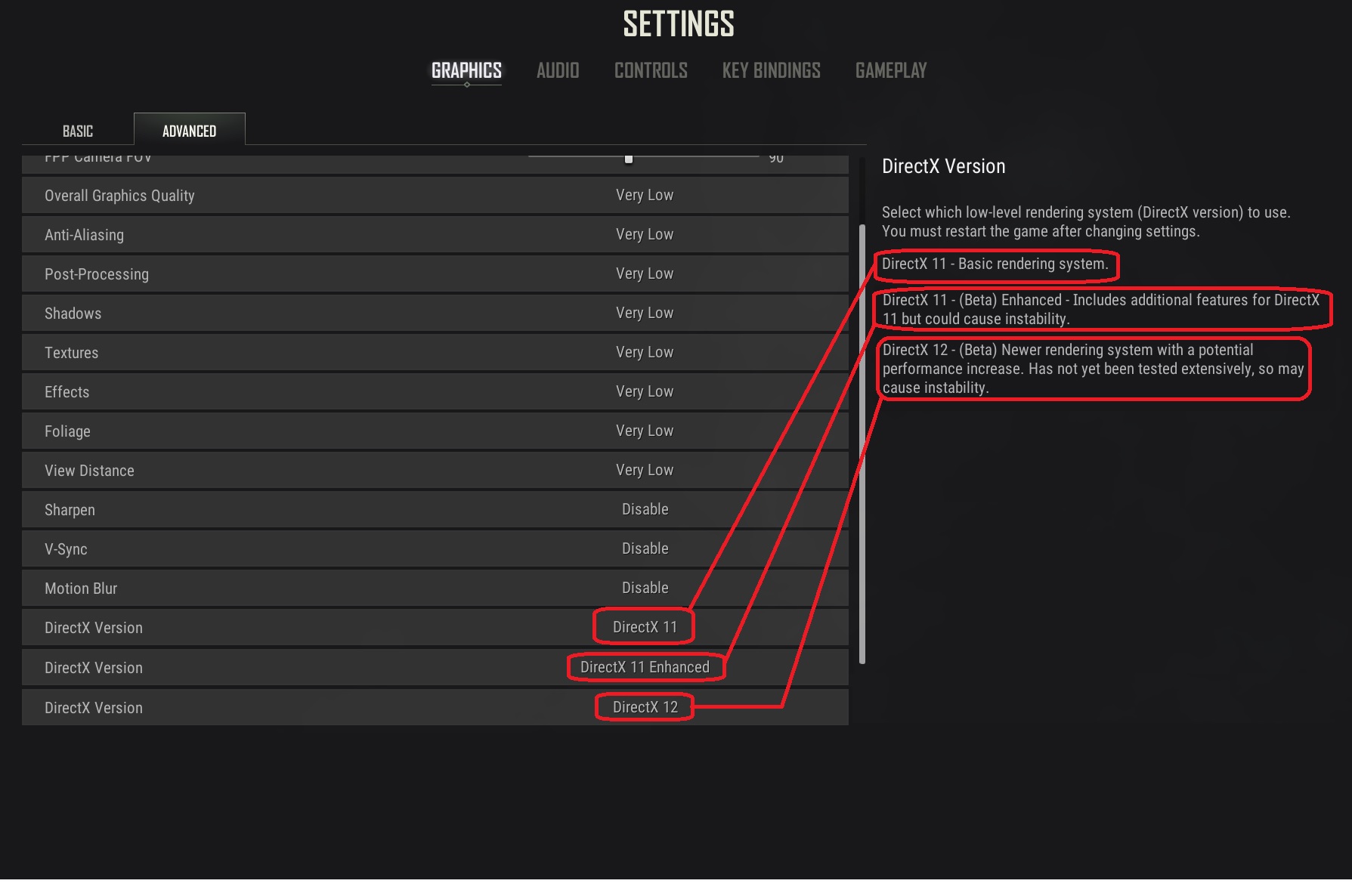 Launch PUBG and go to the Settings menu
Lower the Texture Quality setting