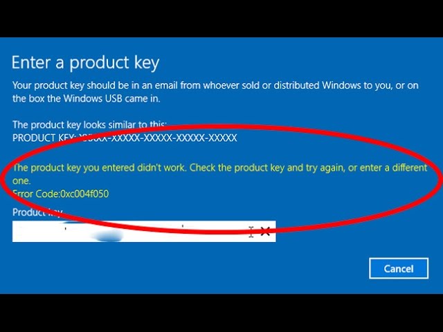 Make sure you have entered the product key correctly
Check for any typos or mistakes in the product key