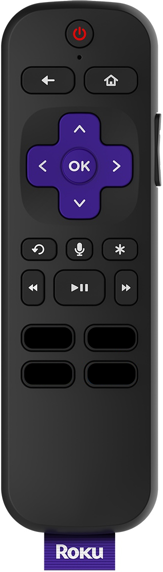 On your Roku remote, press the Home button five times.
Press the Up arrow once, followed by the Rewind button twice, and the Fast Forward button twice.