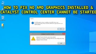 Once the download is complete, run the installer and follow the on-screen instructions to install AMD Catalyst Control Center.
Restart your computer and check if the issue is resolved.