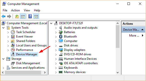 Open Device Manager by pressing Win + X and selecting Device Manager from the menu.
Expand the categories and locate the device driver that needs to be updated.