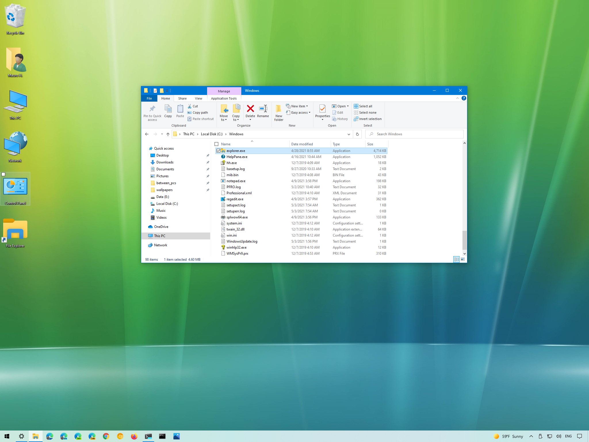 Open File Explorer by pressing Windows key + E.
Navigate to the following directory: C:\Users.