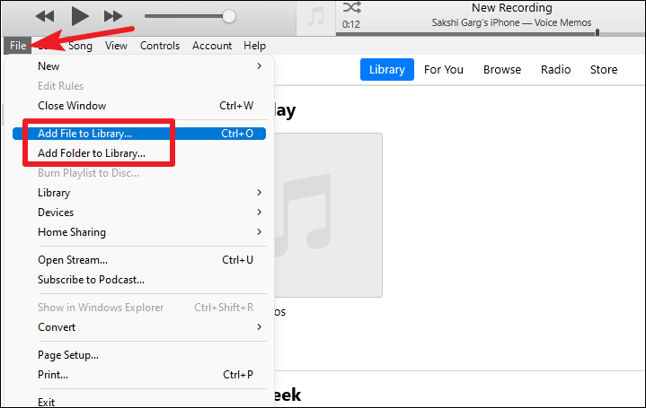 Open iTunes on your computer.
Click on the "Help" menu and select "Check for Updates."
