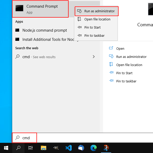 Open the Command Prompt as an administrator by right-clicking on the Start button and selecting "Command Prompt (Admin)".
In the Command Prompt window, type the command "wsreset.exe" and press Enter. This will reset the Windows Store cache.