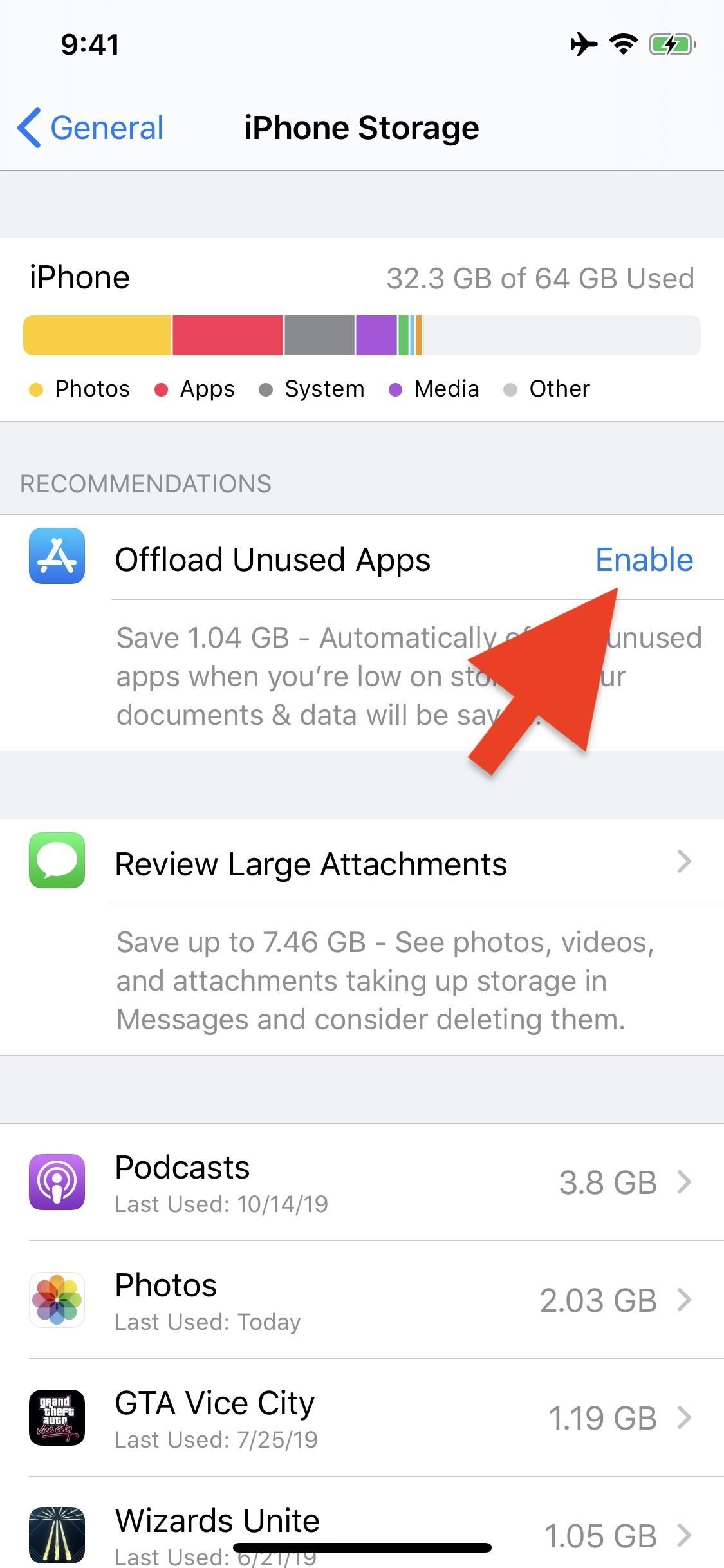 Optimize storage: Utilize the built-in storage management tools to automatically free up space on your iPhone or USB storage device.
Offload unused apps: Remove apps that you seldom use, while keeping their documents and data intact, to reclaim valuable storage space.