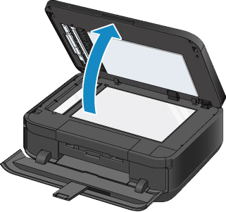 Power on your Canon PIXMA MX922 printer.
Open the printer cover to access the ink tanks.