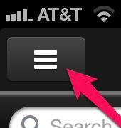 Press the Menu button (the one with three lines).
Select Manage app.