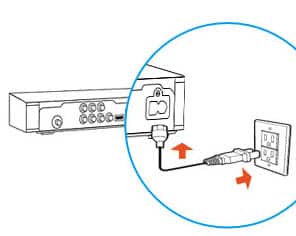 Press the "Reset" button on the front panel of the receiver or unplug it from the power source.
Wait for at least 15 seconds before plugging it back in or pressing the "Reset" button again.