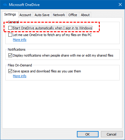 Restart your computer after the update is completed.
Launch OneDrive and check if the Backup tab is now visible in the Settings.