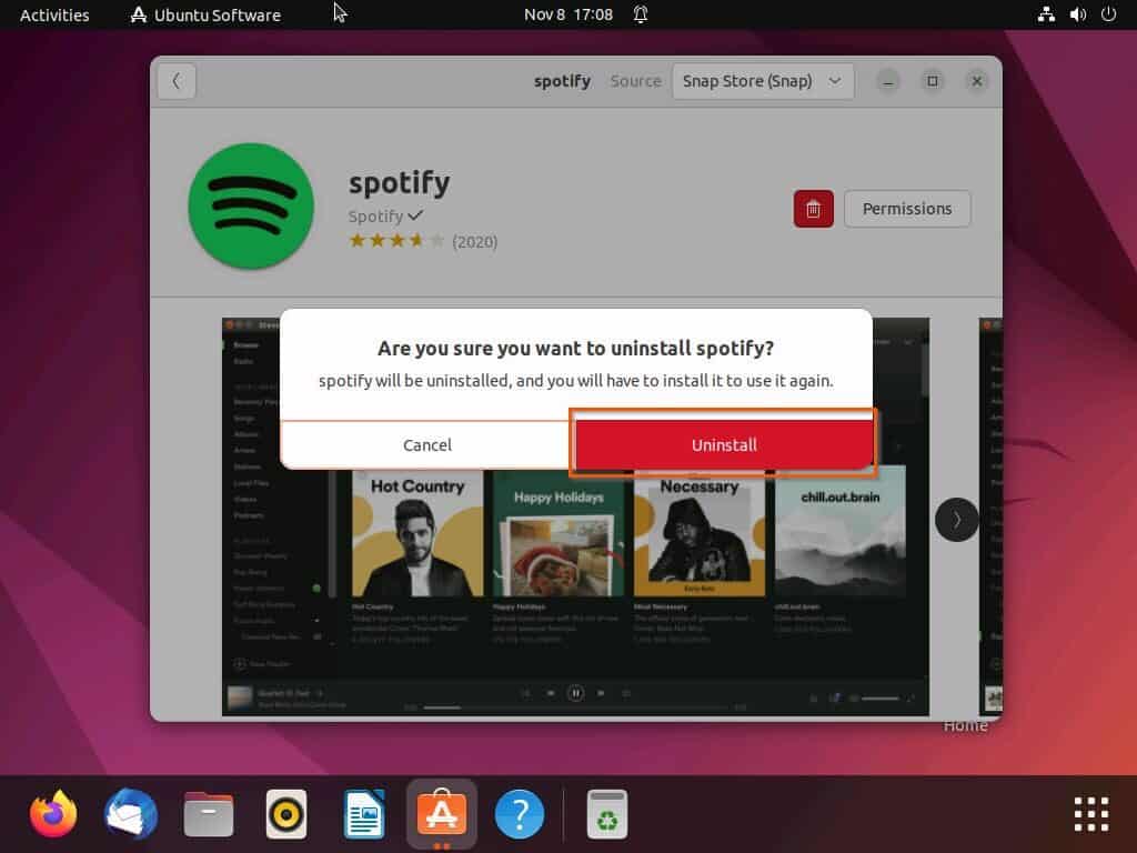 Right-click on each Spotify entry and select "Uninstall".
Follow the prompts to uninstall the software.