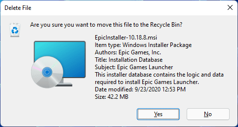 Right-click on the folder or file and select "Delete".
Confirm the deletion by clicking "Yes" if prompted.