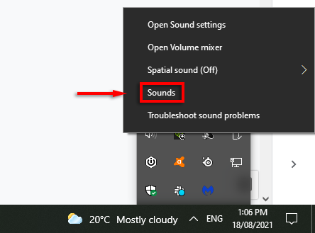 Right-click on the speaker icon in the taskbar and select "Troubleshoot sound problems".
Click on "Next" and select the microphone that you're having issues with.