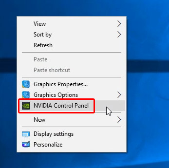 Right-click on your desktop and select Graphics Properties or Graphics Options.
In the graphics control panel, navigate to the Display or Display Options tab.