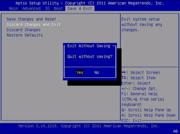 Save changes and exit - Save the changes you made in the BIOS and exit the menu.
Restart your computer - Allow the computer to restart and boot from the hard drive as the primary device.
