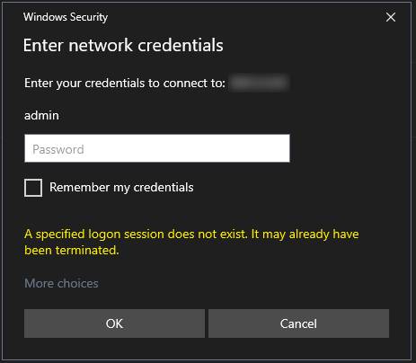 Scroll down to the policy named Network access: Do not allow storage of passwords and credentials for network authentication and double-click on it.
Choose the Disabled option and click Apply.