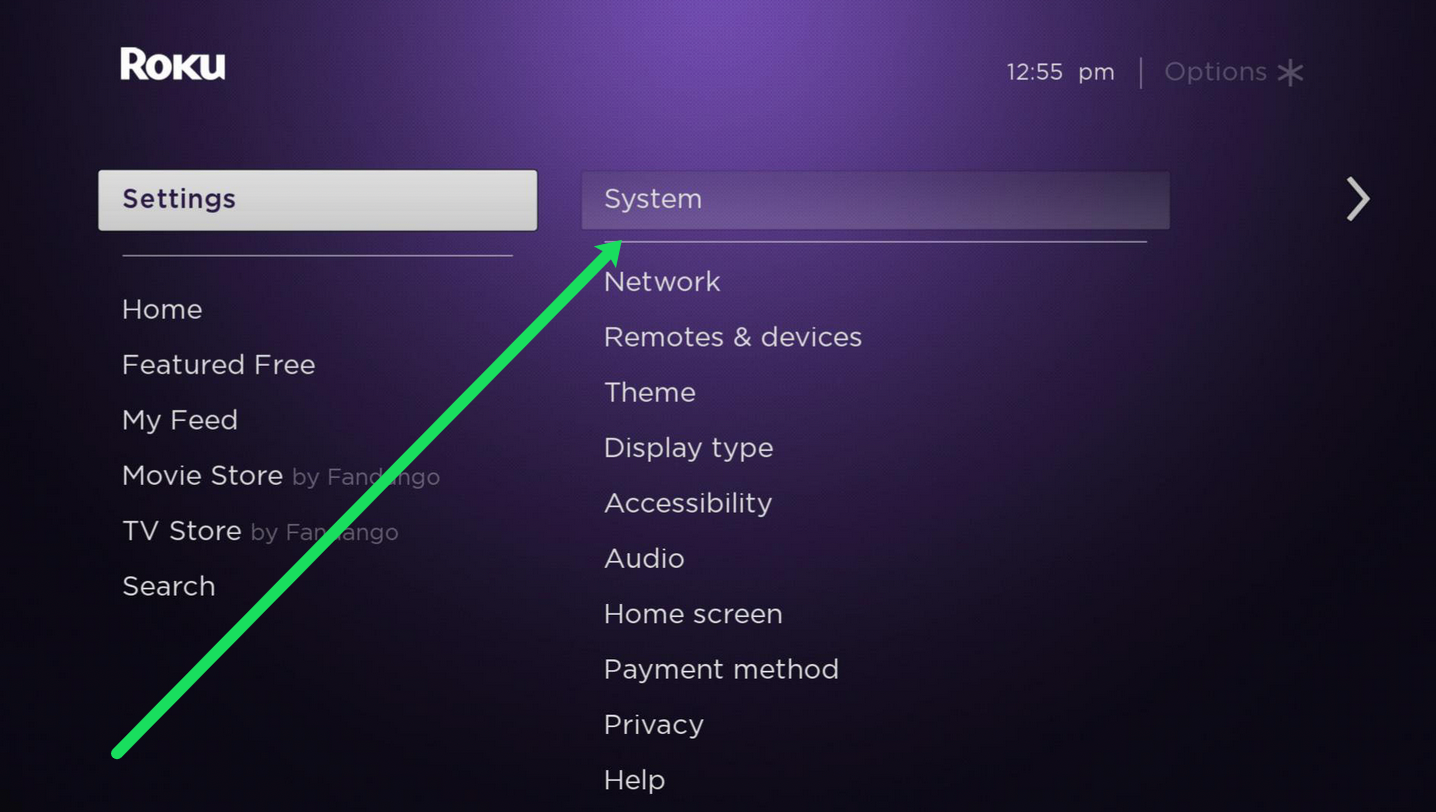 Select Factory Reset.
Follow the on-screen instructions to reset your Roku device to its factory settings.