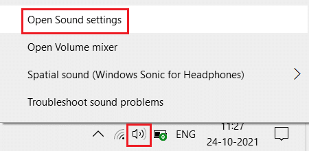 Step 1: Open the Sound settings by right-clicking on the volume icon in the taskbar and selecting "Open Sound settings."
Step 2: In the Sound settings window, click on the "Sound Control Panel" link located under the "Related settings" section.