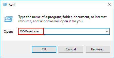 Step 1: Press the Windows key + R to open the Run dialog box.
Step 2: Type "wsreset.exe" and hit Enter. This will reset the Windows Store cache.