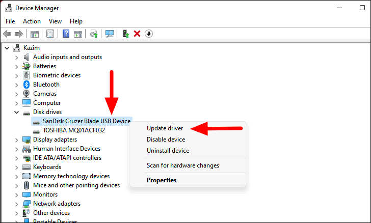 Step 3: Locate the USB drive in the list of available drives.
Step 4: Right-click on the USB drive and select "Format" from the context menu.