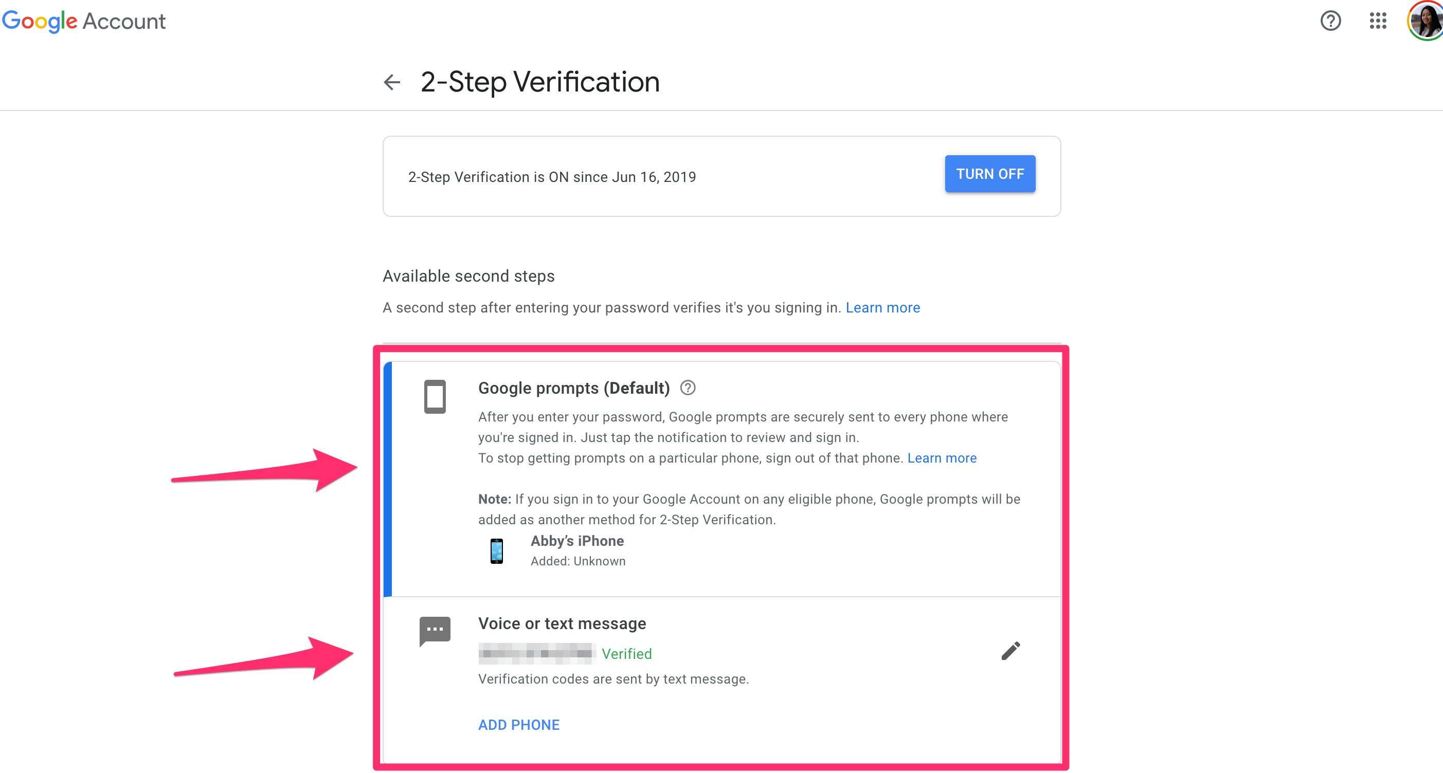 Tap on Add Account and select Google.
Follow the on-screen instructions to re-add your Google Account.