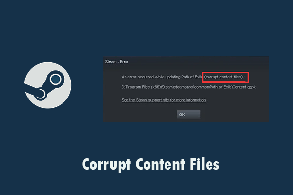 Try launching the game that was showing the corrupt disk error.
If the issue persists, try verifying the integrity of the game files.