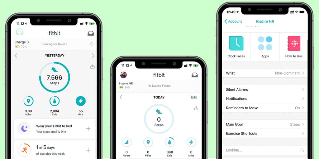 Turn on your device
Open the Fitbit app