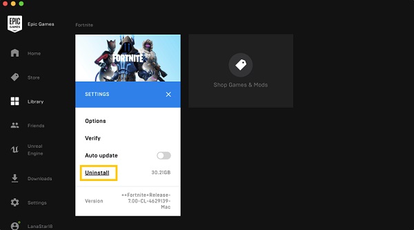 Uninstall Fortnite from your computer.
Download the latest version of Fortnite from the official website.