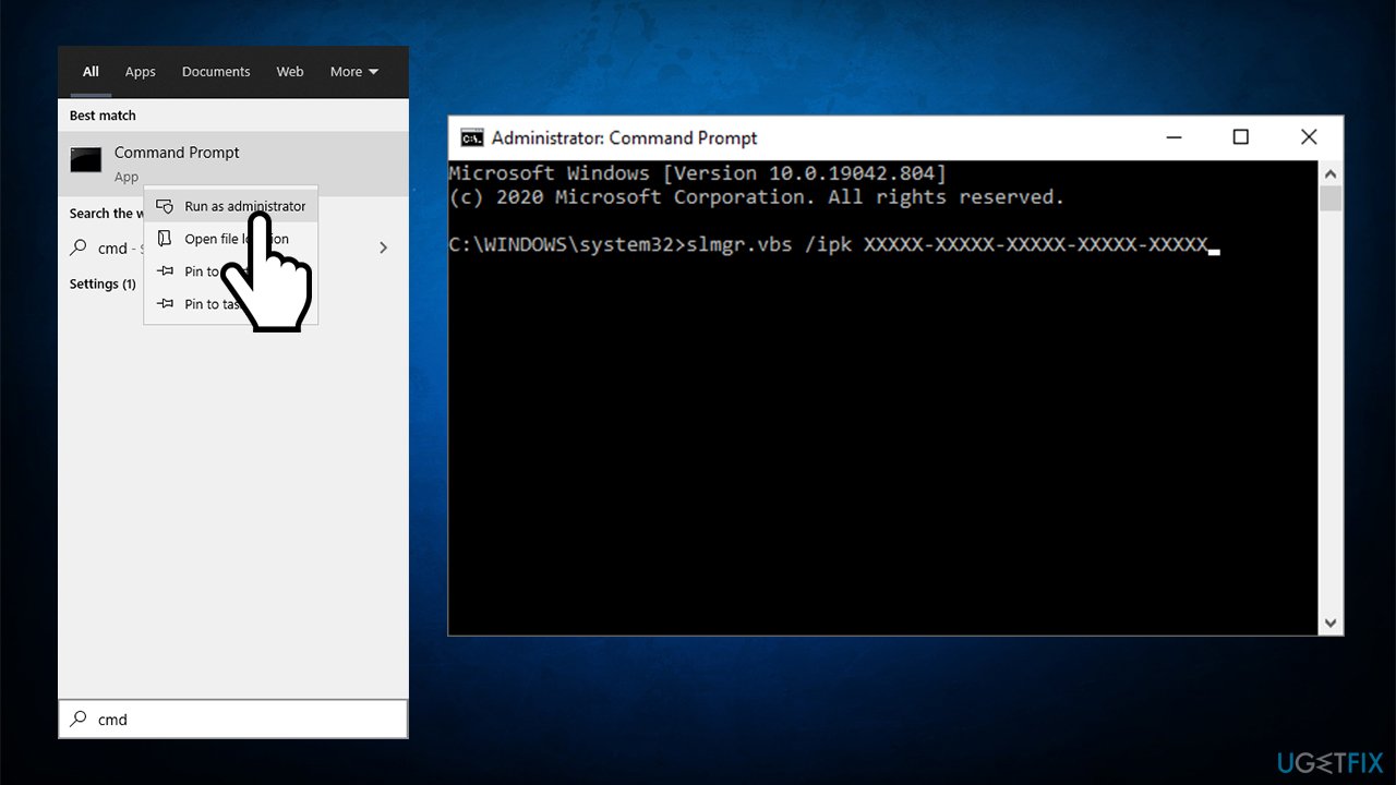 Using the Command Prompt: Open the Command Prompt as an administrator and run the <code>slmgr.vbs</code> command along with the appropriate parameters to activate Windows 10.
Activating with a digital license: If you previously upgraded to Windows 10 from an activated copy of Windows 7 or Windows 8.1, your license should be linked to your Microsoft account. Sign in to your Microsoft account on your device to activate Windows.