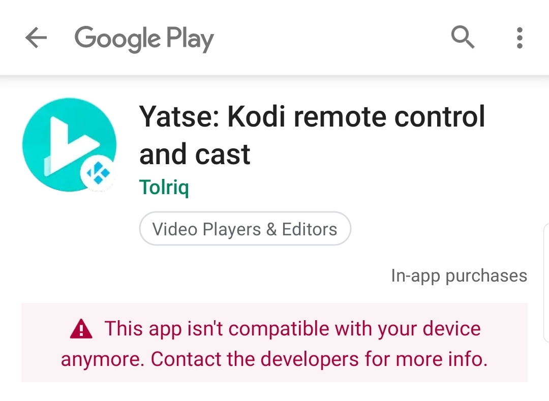 Verify if the device is compatible with the version of Kodi being used
If the device is not compatible, consider upgrading or using a different device