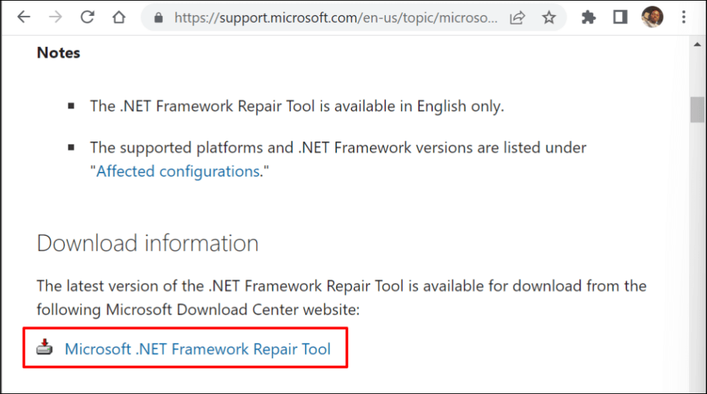 Visit the official Microsoft .NET Framework download page on a web browser.
Select the appropriate version of .NET Framework for your operating system.