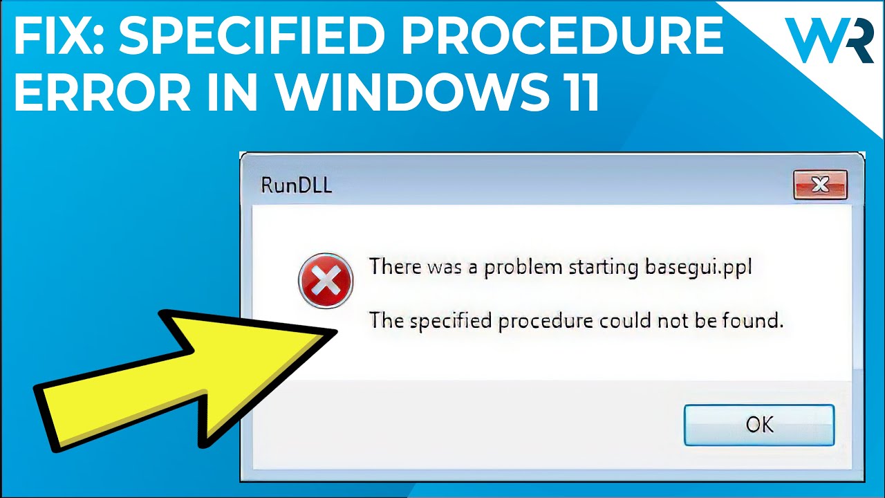 What is the "Specified Procedure Could Not be Found" error? This error message is commonly encountered when trying to run a program or launch an application on your computer. It indicates that a required procedure or function within the program's code cannot be found, resulting in the program's inability to start.
What causes the "Specified Procedure Could Not be Found" error? This error can occur due to various reasons, such as missing or corrupted system files, a mismatch between the program's