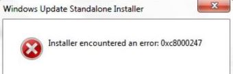 How do I fix Windows update error code 0xc8000247