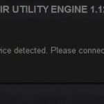 How to fix the error: No device detected in the Corsair utility engine